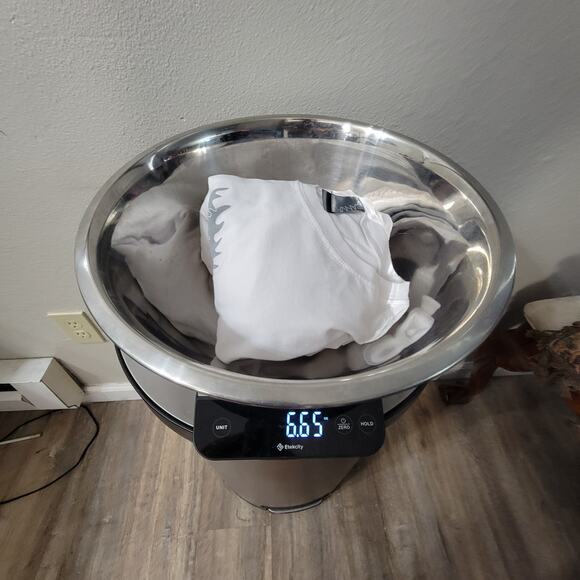 Canvas Layered Moose Graphic Tee White Gray Long Sleeve Men’s Medium - Picture 7 of 7